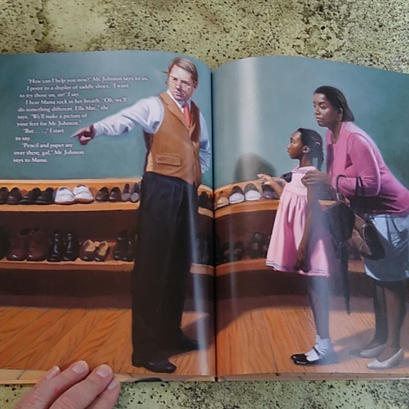 New Shoes Susan Lynn Meyer Historical Fiction Children's Picture Book - Picture 5 of 5